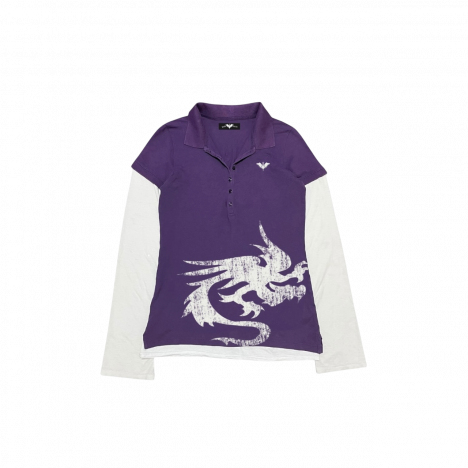 DRAGON LAYERED LONGSLEEVE POLO