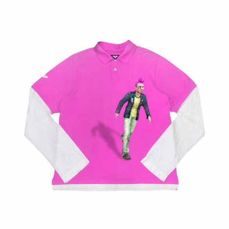 PINK MOHAWK POLO