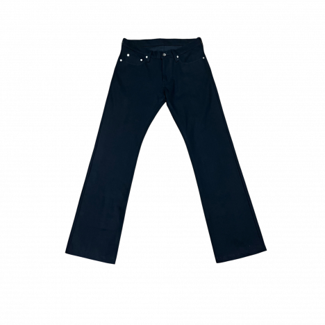 MENS BLACK LOW RISE BOOTCUT