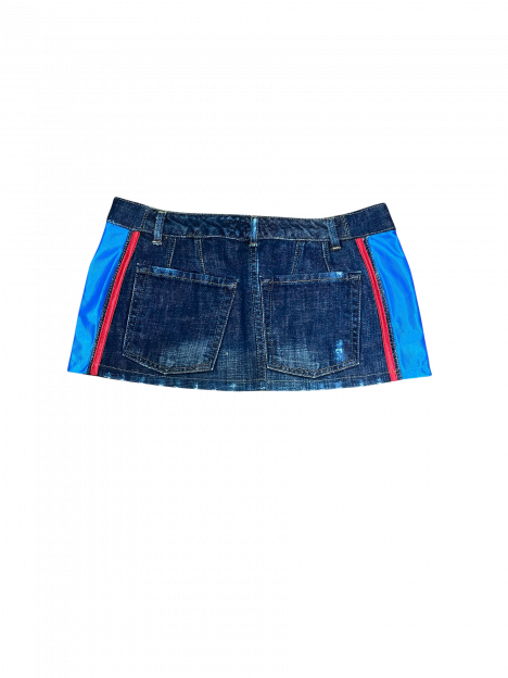 WOMENS BASKETBALL HYBRID MICRO DENIM SKIRT